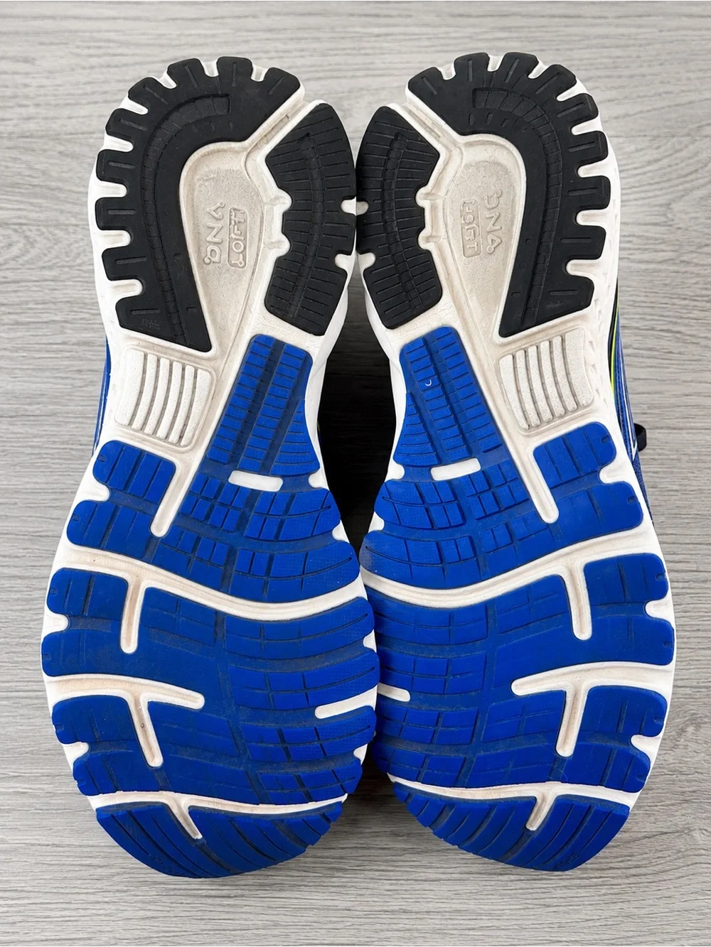 Brooks Glycerin GTS 19 Road Running Shoes - Navy & Neon Yellow Men’s Size 12.5
